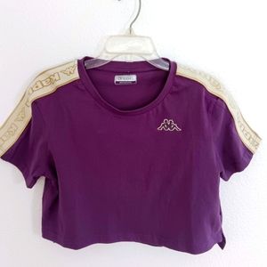 💜NWT Kappa crop Cotton Tee